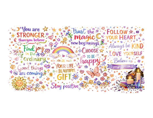 Design 6 positivity and inspirational (sublimation)
