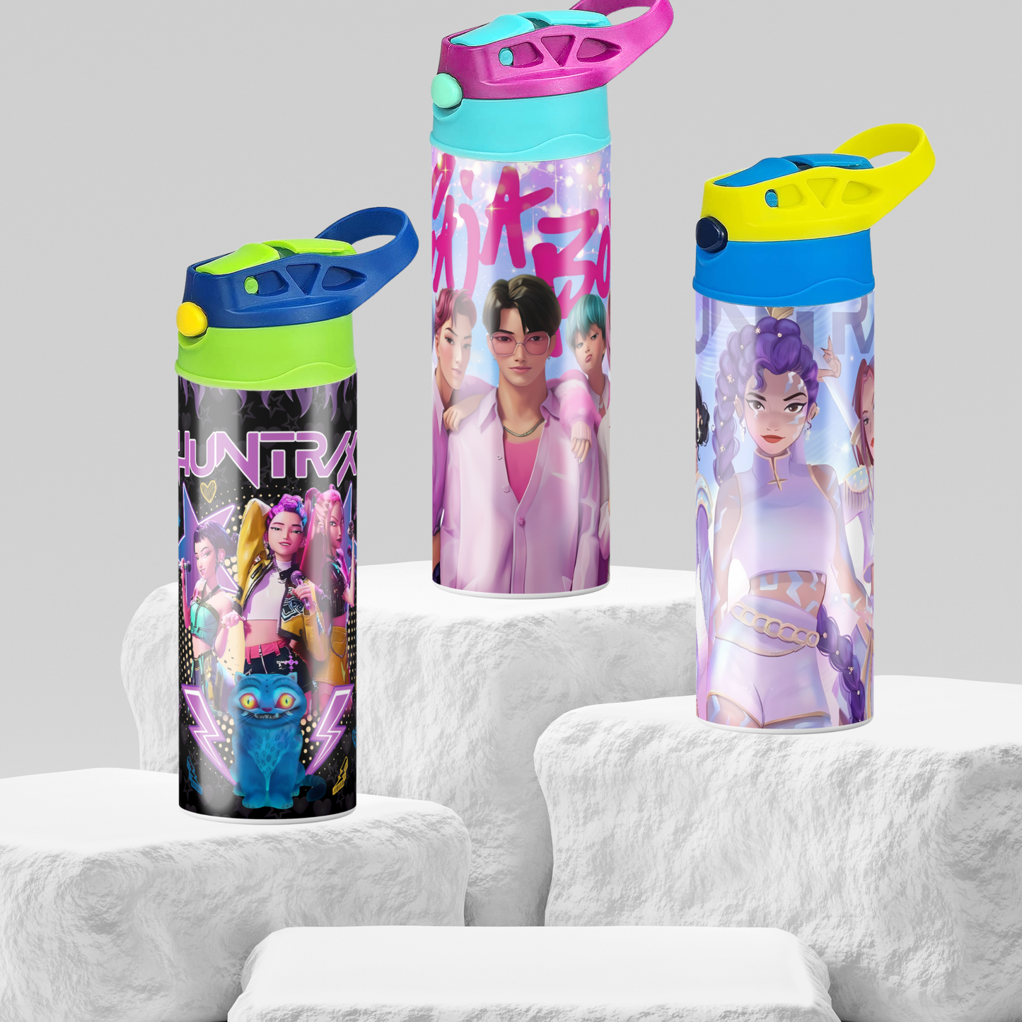 Kpop Inspired 12 oz kids tumbler. Double wall insulated Water bottle