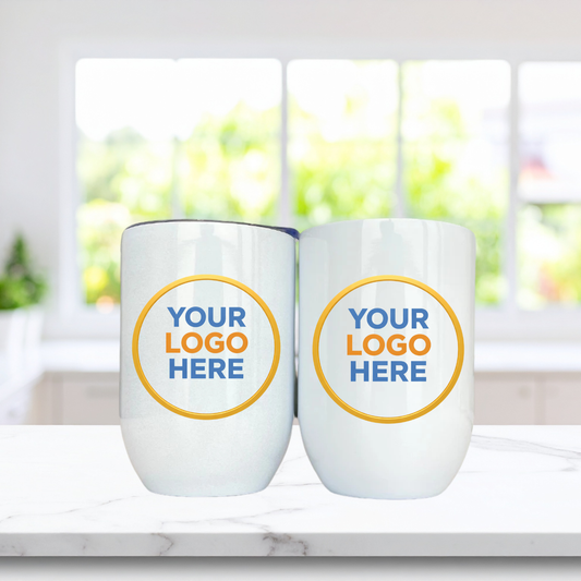 12 oz custom wine tumbler