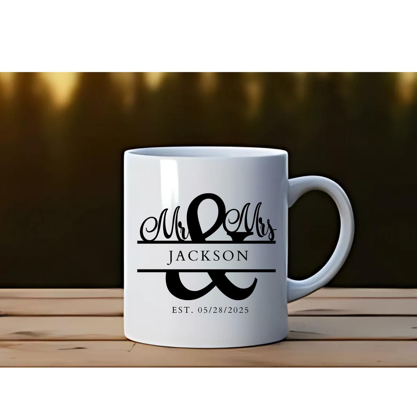 Monogram Mug Personalized 11 oz or 15 Oz  Mug , Custom Name Mug, Bridesmaid Mug