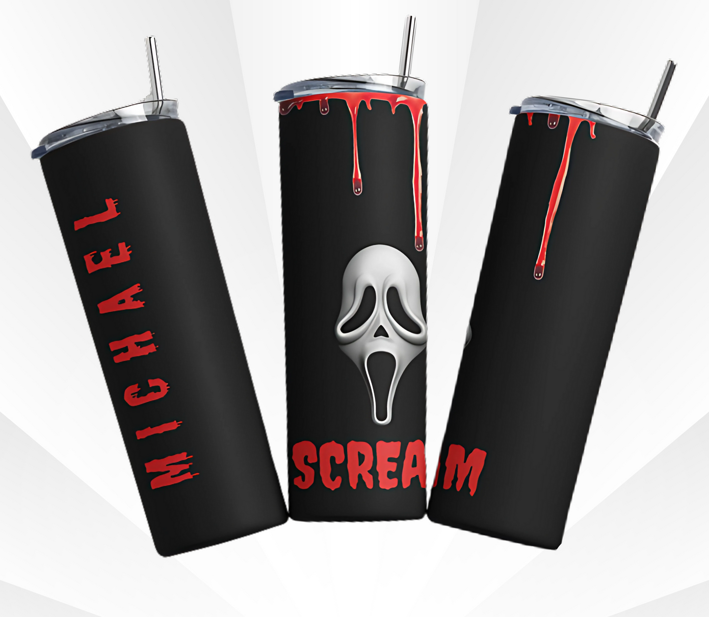 Scream Tumbler Plain with name customization