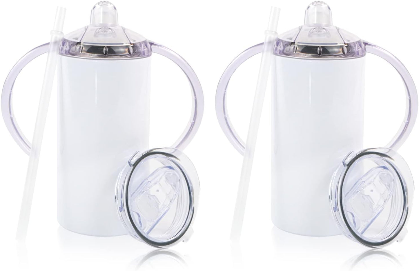 12 Oz Kids sippy cup with 2 lids