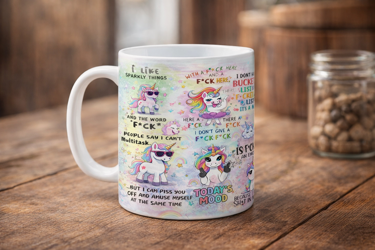 Sarcastic Mug , Popular 15oz and 11oz Funny Mug , Vulgar mug, fun , Funny Unicorn, Snarky