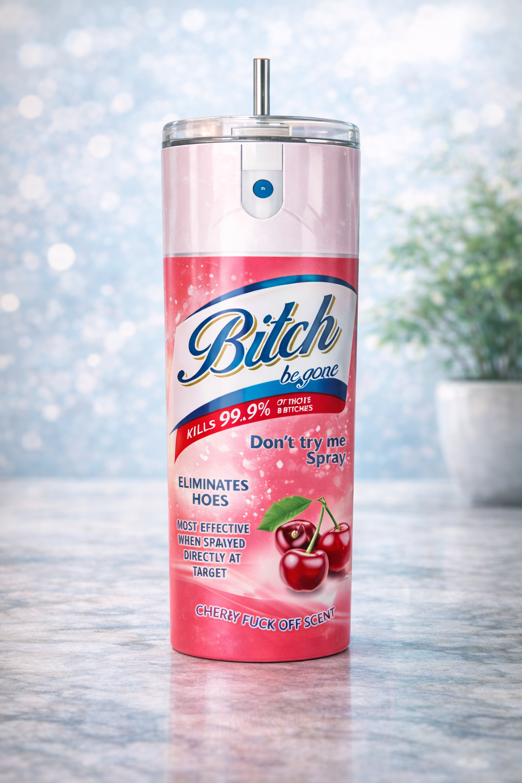 Bitch be gone 20 oz tumbler, Funny gift, Rude,
