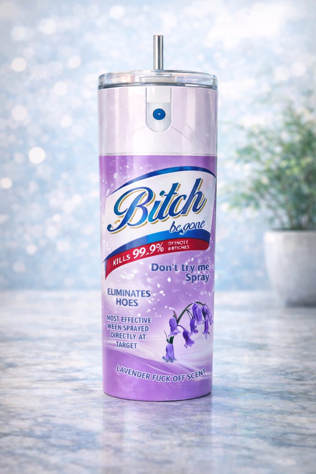 Bitch be gone 20 oz tumbler, Funny gift, Rude,