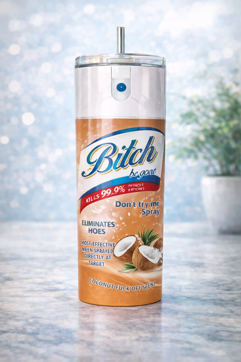 Bitch be gone 20 oz tumbler, Funny gift, Rude,