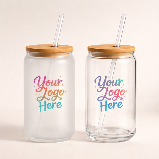 Business logo Glass, create your own business glass, Bulk orders over 25