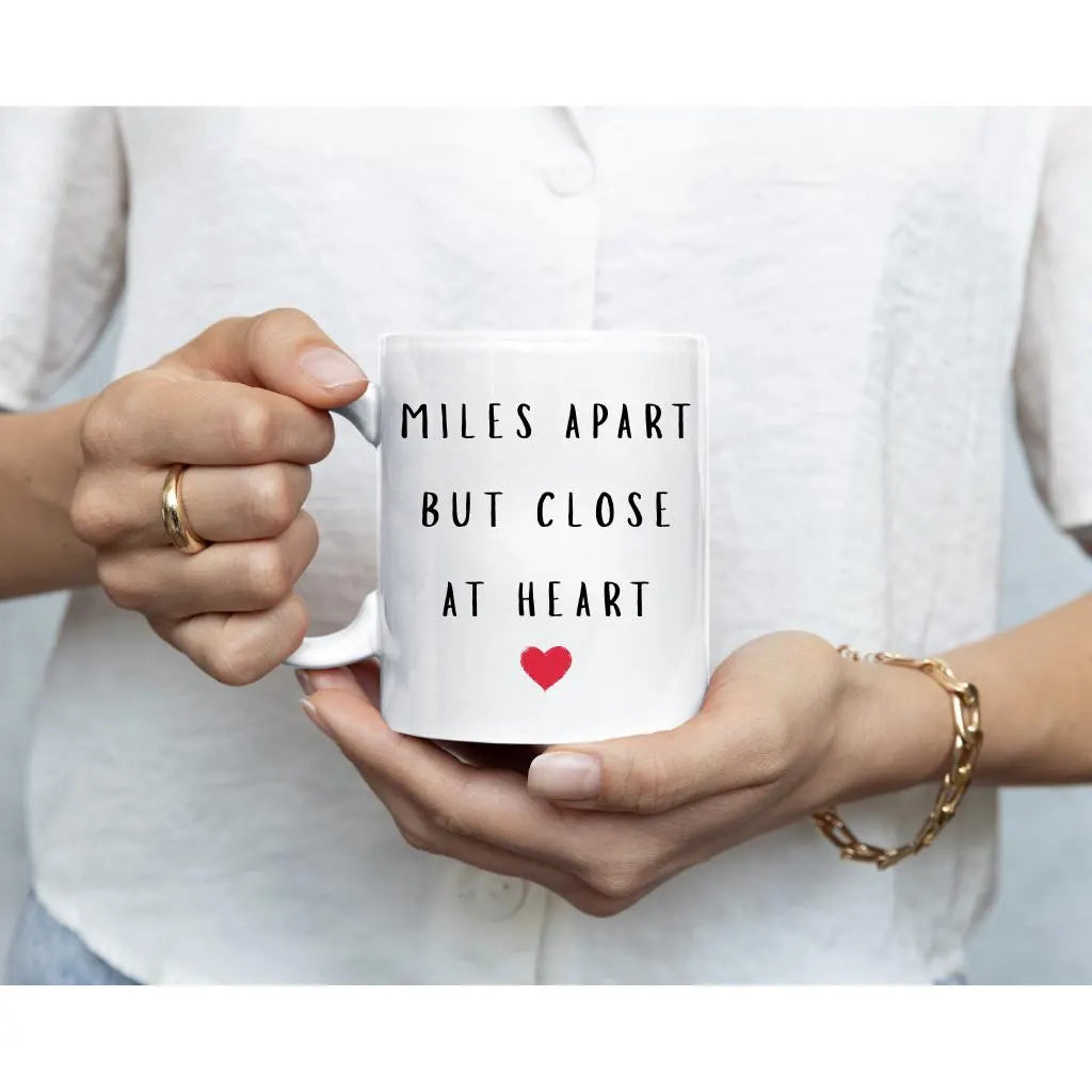 Personalized State To State Coffee Mug: Long Distance Friendship Gift