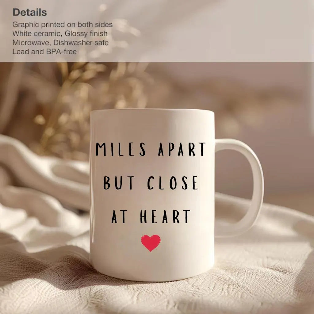 Personalized State To State Coffee Mug: Long Distance Friendship Gift