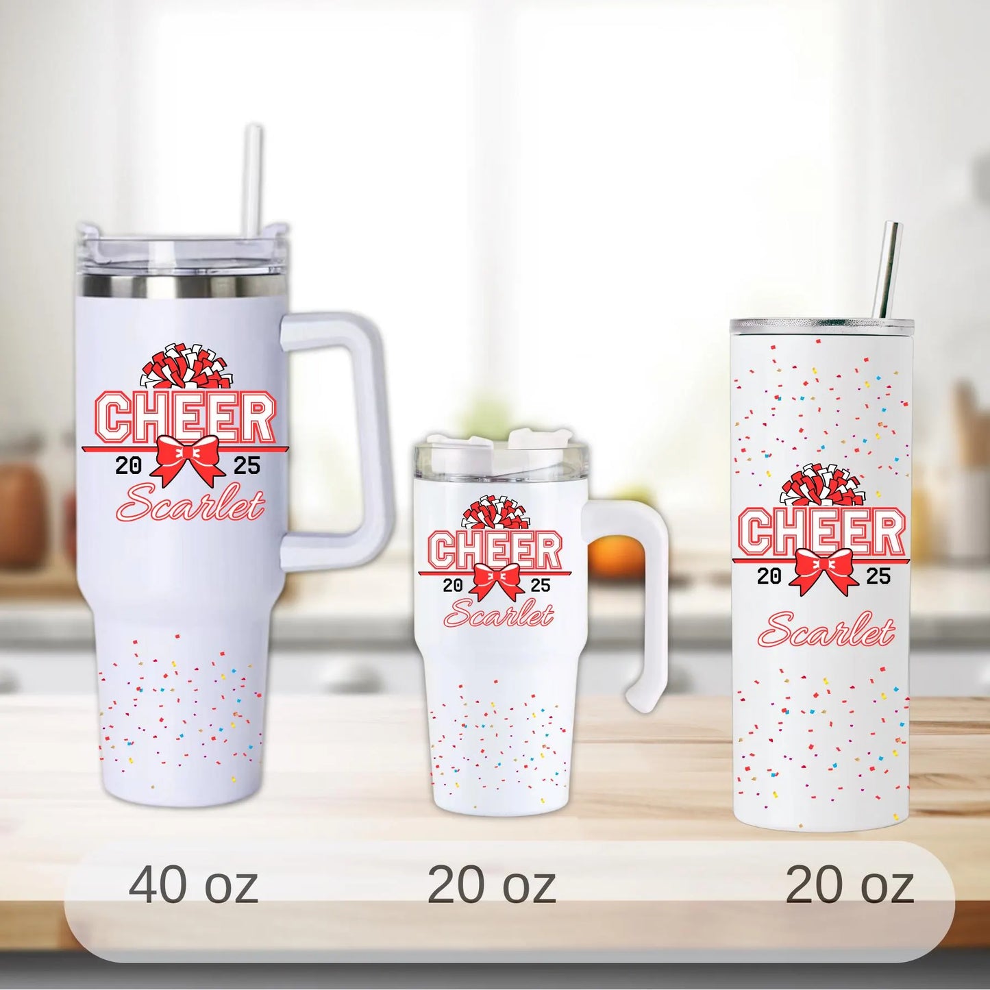 Personalized Cheerleading Tumbler: Senior Cheer Gift, Senior tumblers and mugs, Graduation gift