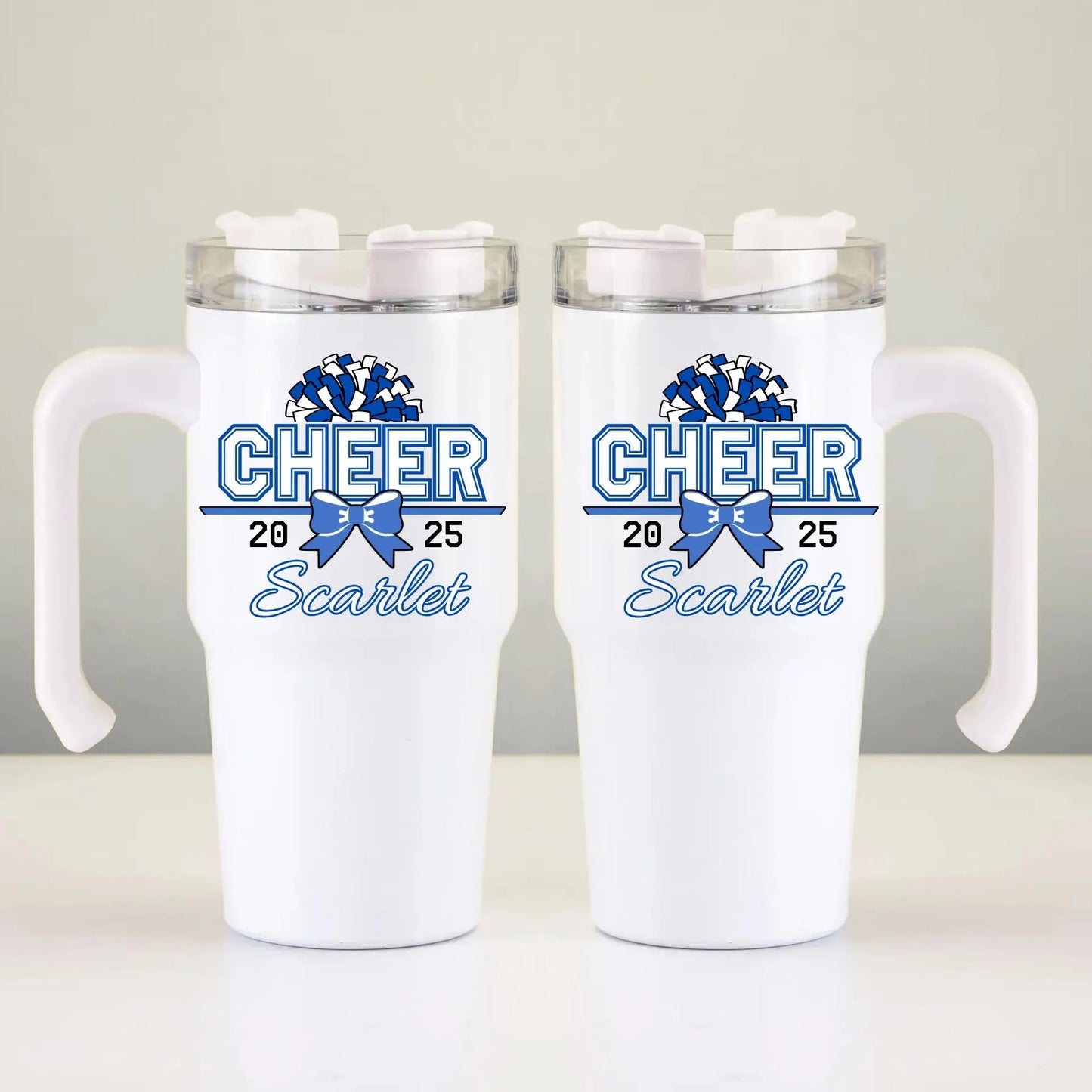 Personalized Cheerleading Tumbler: Senior Cheer Gift, Senior tumblers and mugs, Graduation gift
