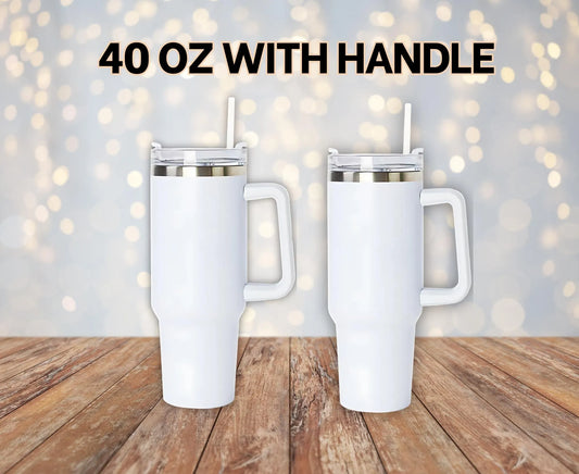 40 Oz Stainless steel double wall insulated tumbler
