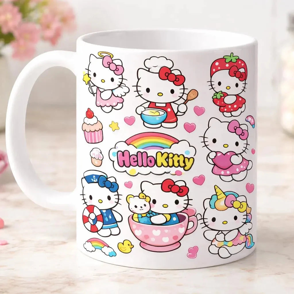 Personalizable Kitty mug, cute kitty mug,