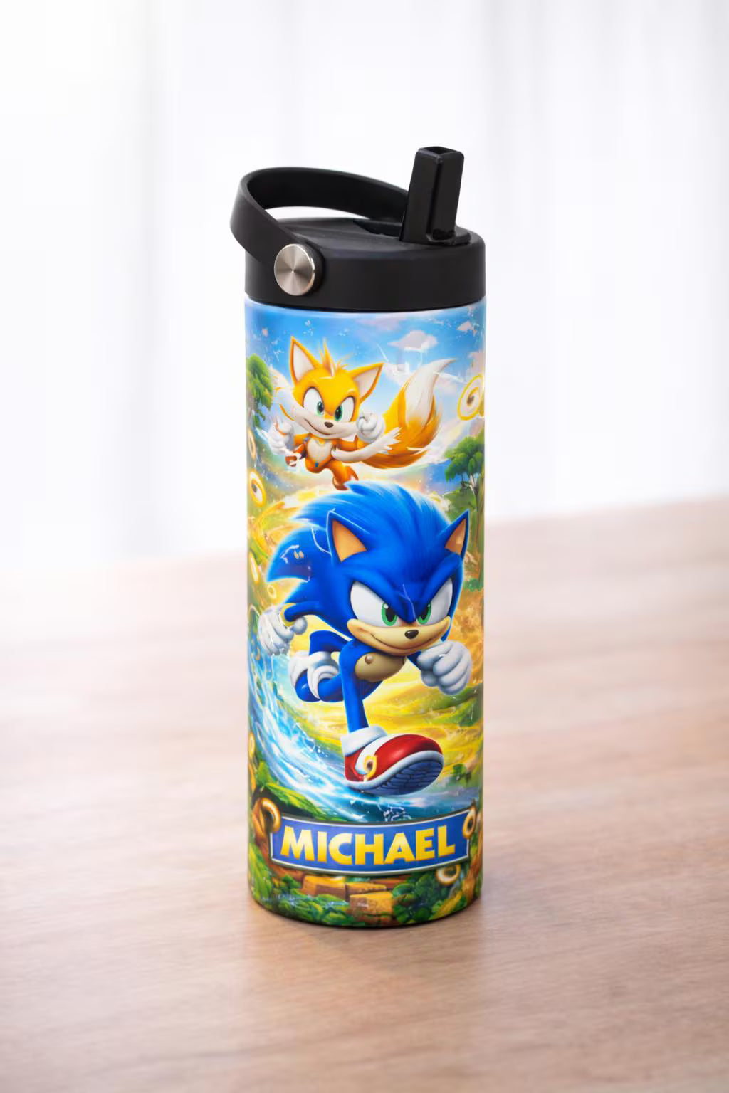 Personalized  Water bottle, Double wall insulated Water bottle for kids and adults, 20 Oz Insulated Water bottle